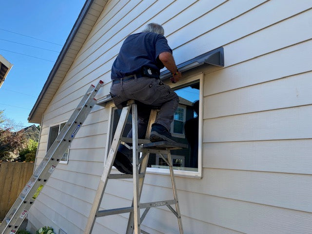 Rain Drip Guard For Windows - Stop Chasing Leaks From Above With This DIY Easy Fix. EXTENDED WIDTH 78-96 inch Rain Guards