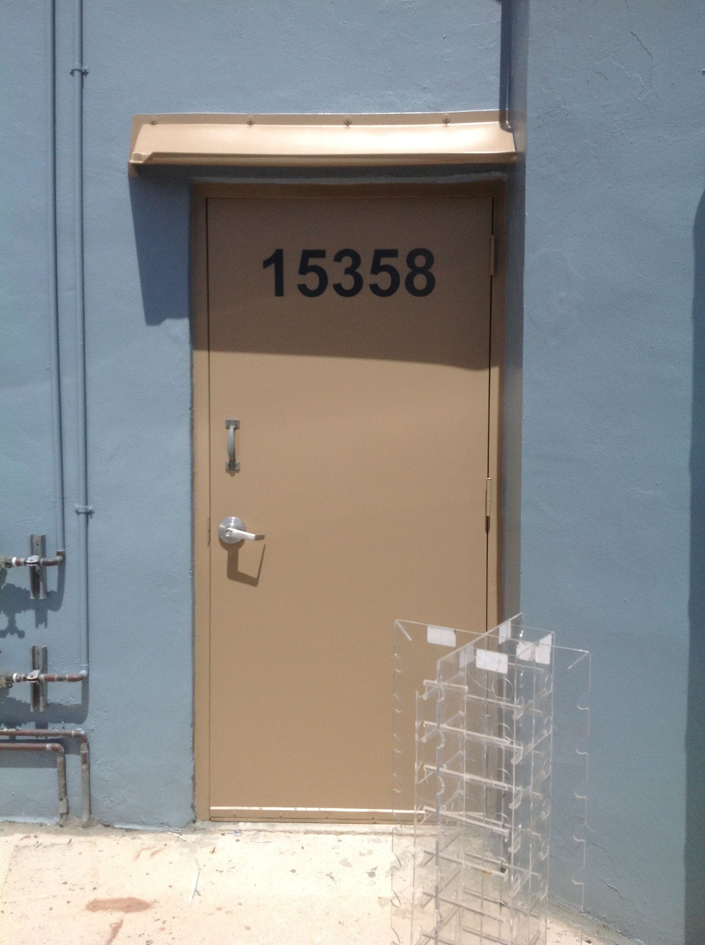 Rain Diverter Over Door - Stops Water Leaking From Above Doors With Insufficient Overhang Protection. STANDARD WIDTH 52 inch