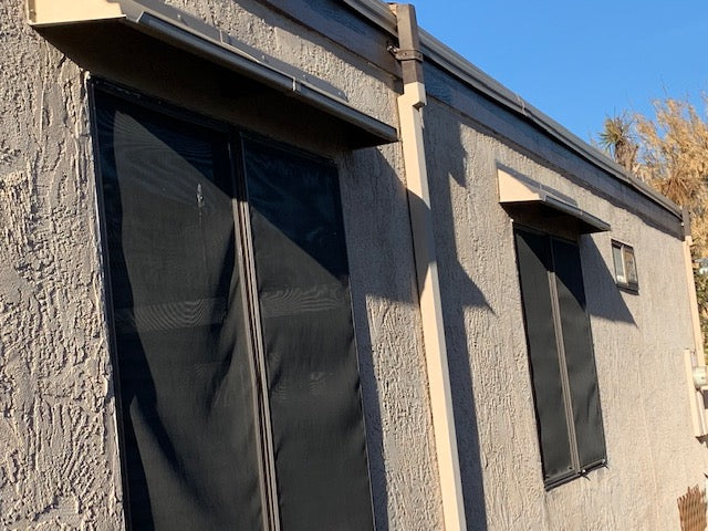 Rain Drip Guard For Windows - Stop Chasing Leaks From Above With This DIY Easy Fix. EXTENDED WIDTH 78-96 inch Rain Guards